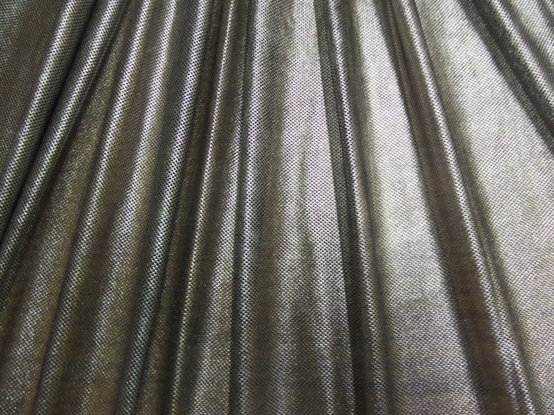 9.Black-Silver Foil Fishnet